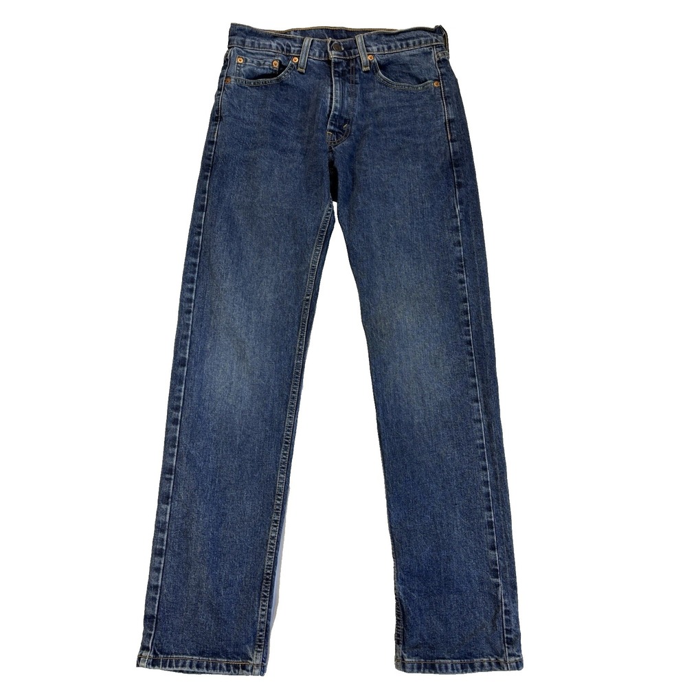 Levi's 505 Men's 30x32 Straight Leg‎ Classic Everyday Blue Jeans Workwear Chore